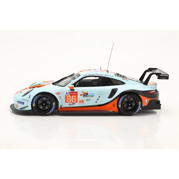 Porsche 911 (991) RSR Gulf #86 24h LeMans 2018 1/18