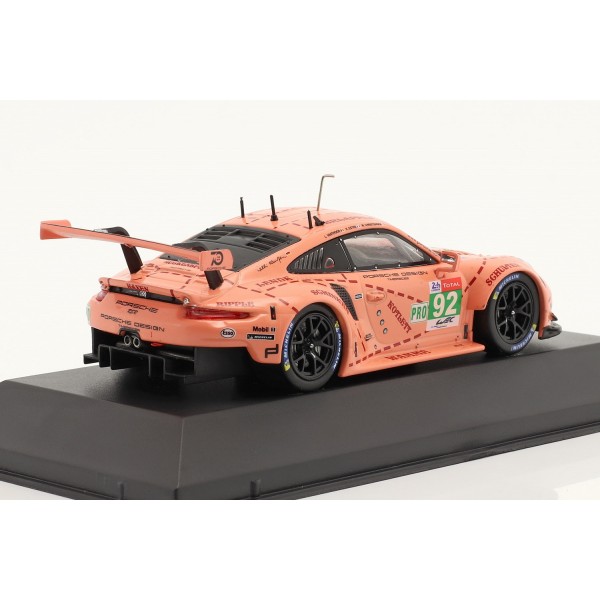 Porsche 911 RSR #92 Vainqueur classe LMGTE-Pro Pink Pig 24h LeMans 2018 1/43