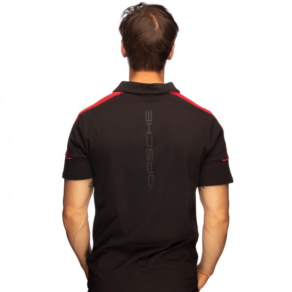 Porsche Motorsport Polo negro/rojo