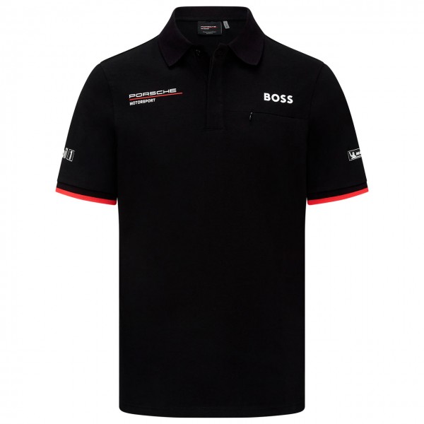 Porsche Motorsport Team Poloshirt schwarz