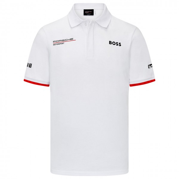 Porsche Motorsport Camisa de polo del equipo blanco