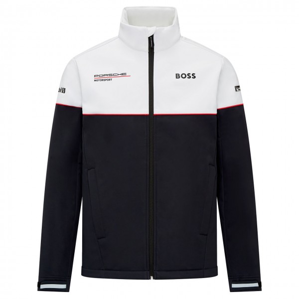 Porsche Motorsport Veste softshell noir/blanc