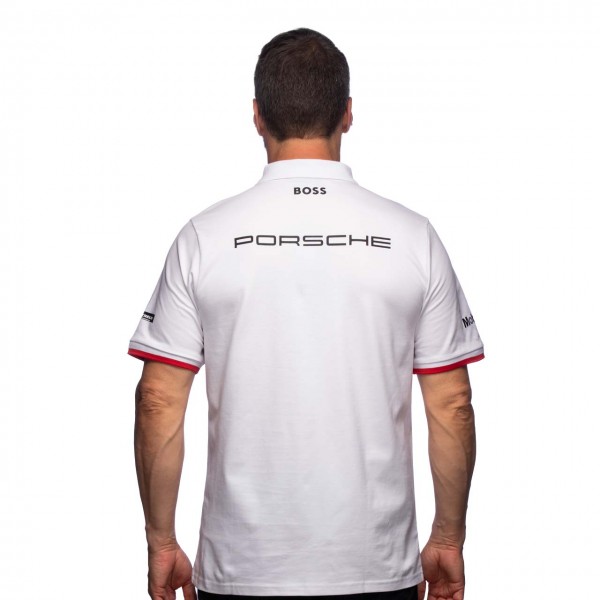 Porsche Motorsport Camisa de polo del equipo blanco