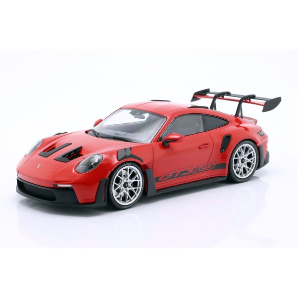 Porsche 911 (992) GT3 RS 2023 red / Decor silver 1/18