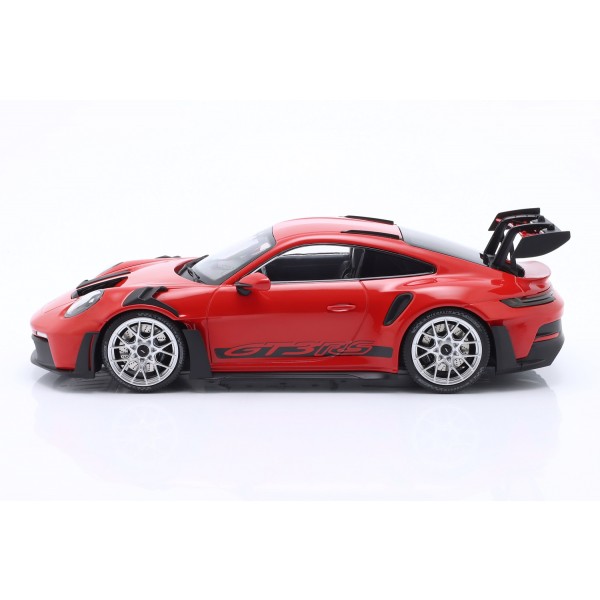 Porsche 911 (992) GT3 RS 2023 red / Decor silver 1/18