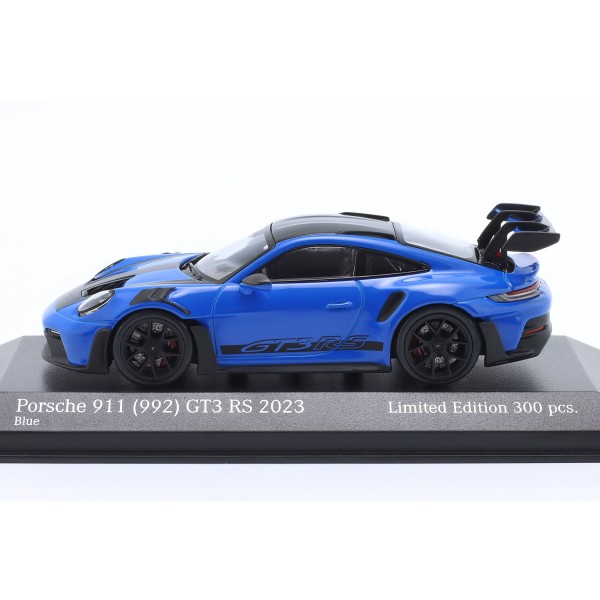 Porsche 911 (992) GT3 RS 2023 blue / decoro nero 1/43