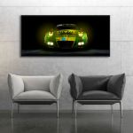 Manthey-Racing Art Print - Porsche 911 GT3 R Grello 24h Coche Ganador 2018 Front