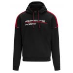 Porsche Motorsport Kapuzenpullover schwarz/rot