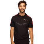 Porsche Motorsport Poloshirt schwarz/rot